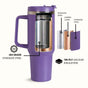 GripSip 40 Insulated Tumbler With Side Handle Viva Violet 1200ml