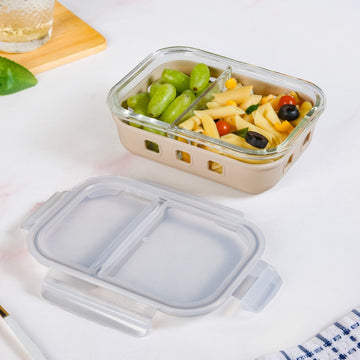 gripso-dual-compartment-food-container-600ml-beige