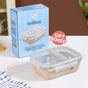 Gripso Dual Compartment Food Container 600ml Beige