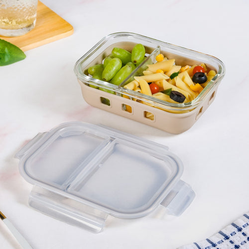 gripso-dual-compartment-food-container-600ml-beige