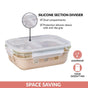 Gripso Dual Compartment Food Container 600ml Beige