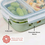 Gripso Dual Compartment Food Container 600ml Sage Green