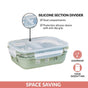 Gripso Dual Compartment Food Container 600ml Sage Green