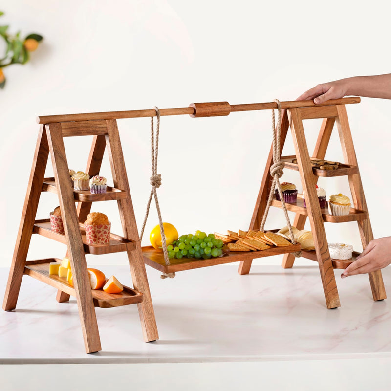 Farmhouse Style Acacia Mega Party Platter