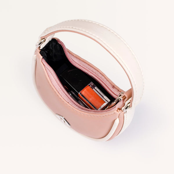 Half Moon Mini Purse Pink