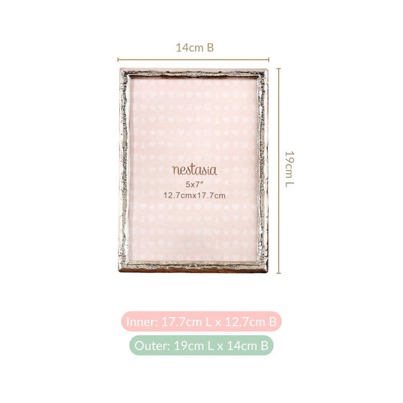 Hammered Photo Frame Large 5x7"