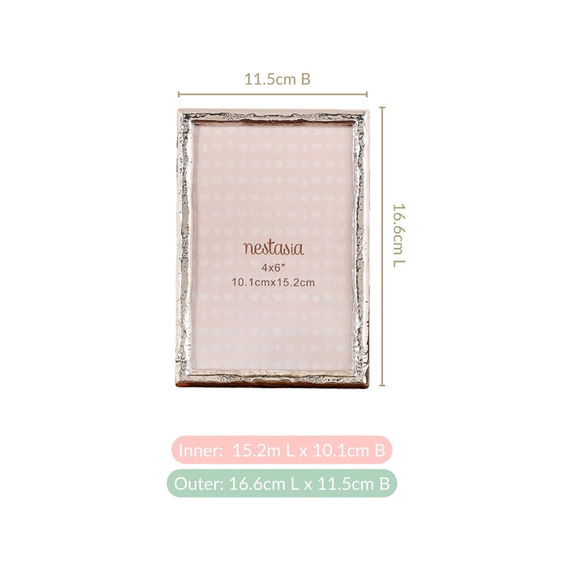 Hammered Photo Frame Small 4x6"