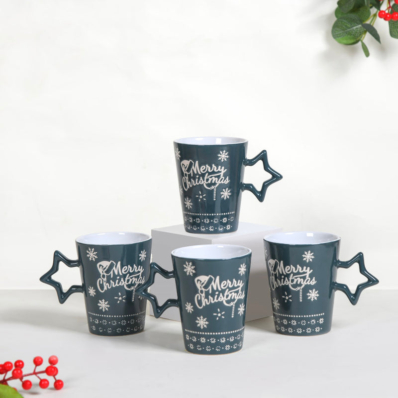 Christmas Mugs And Wreath Gift Hamper Set