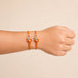 Saffron Petal Rakhi Gift Set