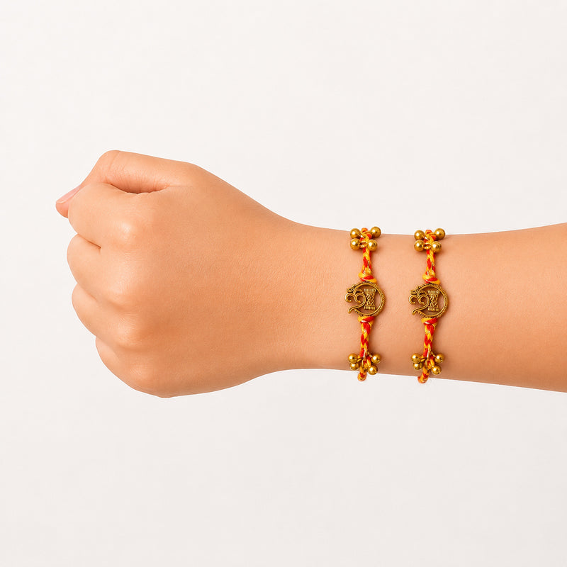 Sacred Om Rakhi Gift Set