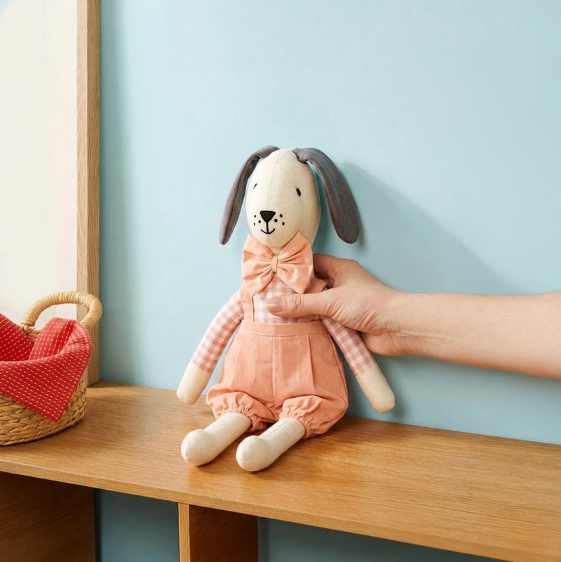 Bowtie Puppy Plush Toy