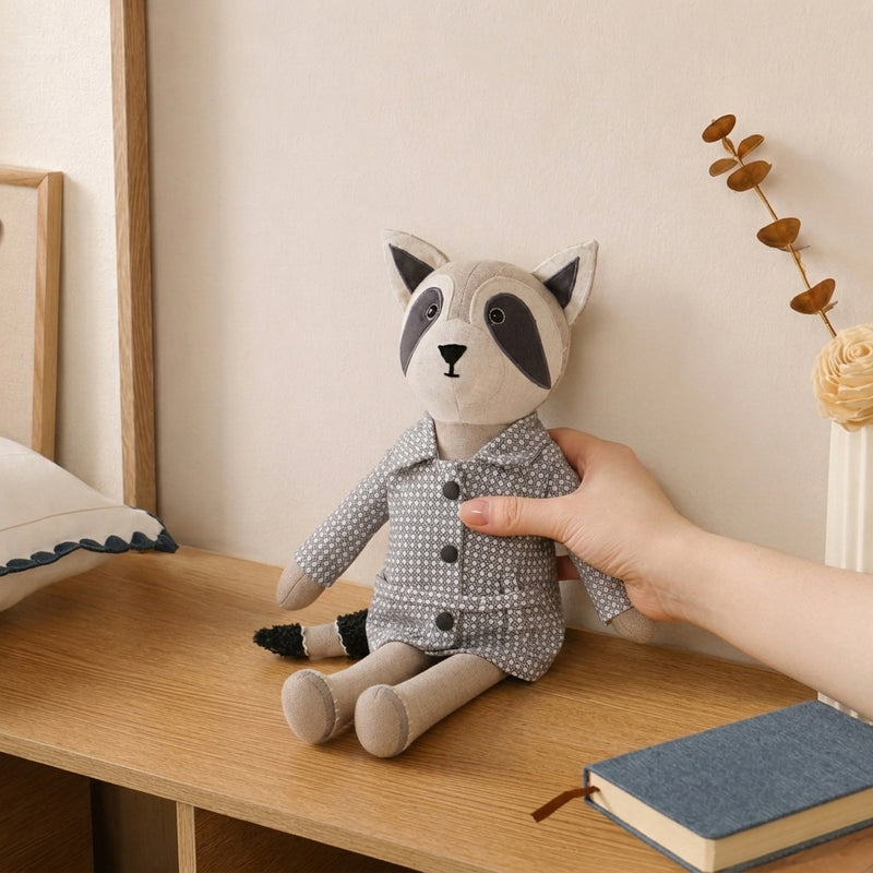 Miss Raccoon Stuffed Animal For Kids