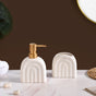 Whimsical Arches Bathroom Set Of 2 White