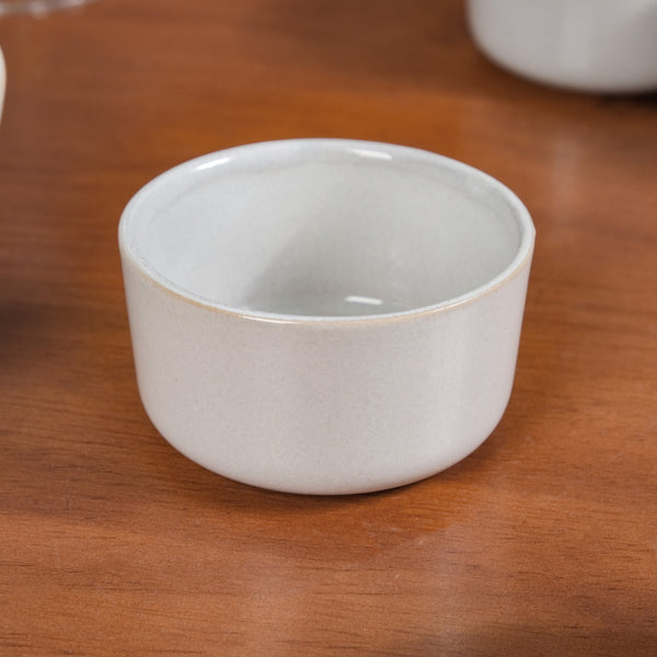 Sera Ceramic Small Bowl Light Grey Set Of 6 200ml