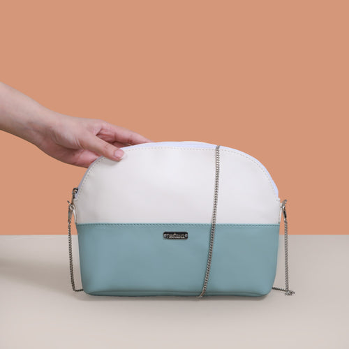 Multi-Use Vegan Leather Travel Bag Set Of 4 Turquoise