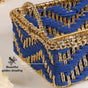 Handwoven Basket Blue