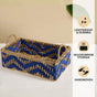 Handwoven Basket Blue