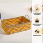 Handwoven Tray Yellow