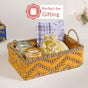 Handwoven Tray Yellow
