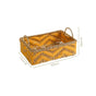 Handwoven Tray Yellow