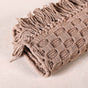 Waffle Weave Cotton Floor Mat Sandy Brown 37x20 Inch