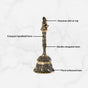 Hanuman Pure Brass Ghanti For Mandir With Gift Box 10cm