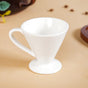 Set Of 2 Funnel Coffee Cups With Heart Stand 100ml