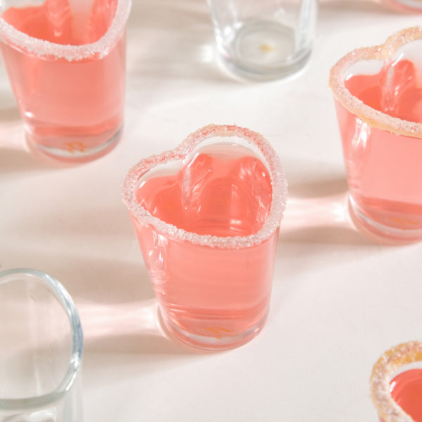 Heart Tequila Shot Glasses Set Of 9 50ml