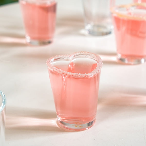 Heart Tequila Shot Glasses Set Of 9 50ml