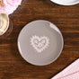 Hearty Ceramic Dessert Plate Taupe Grey Set Of 2 15cm
