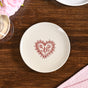 Hearty Ceramic Small Plate Cream Set Of 2 15cm