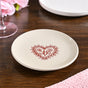 Hearty Ceramic Small Plate Cream Set Of 2 15cm
