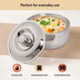 Heat Lock Stainless Steel Casserole 1500ml