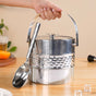 Robust Stainless Steel Ice Bucket With Scoop Shovel 2200ml