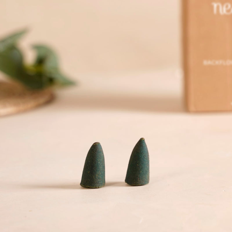 Aromatic Terracotta Incense Cones Pack Of 50- Incense cones, backflow incense cones, dhoop cones