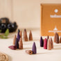 Aromatic Terracotta Incense Cones Pack Of 50- Incense cones, backflow incense cones, dhoop cones