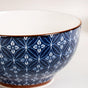Indigo Charm Ceramic Snack Bowl Set Of 6 350ml