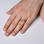 Infinite Radiance Adjustable Gold Ring