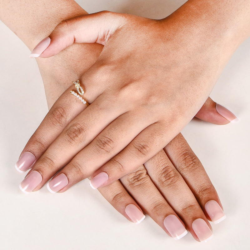 Infinity Pearl Bypass Ring