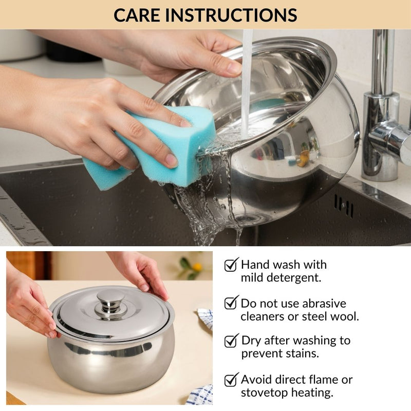 Insulated Stainless Steel Hot Pot 2100ml