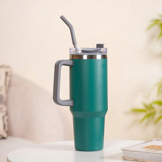 Stainless Steel Water Bottle With Straw 1200ml