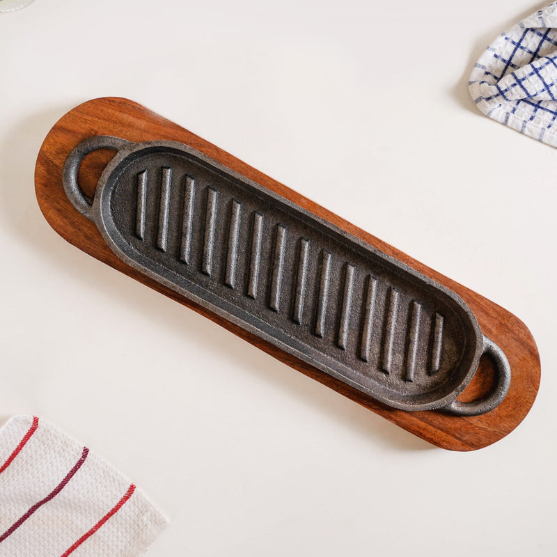 Iron Hotplate Sizzler Set