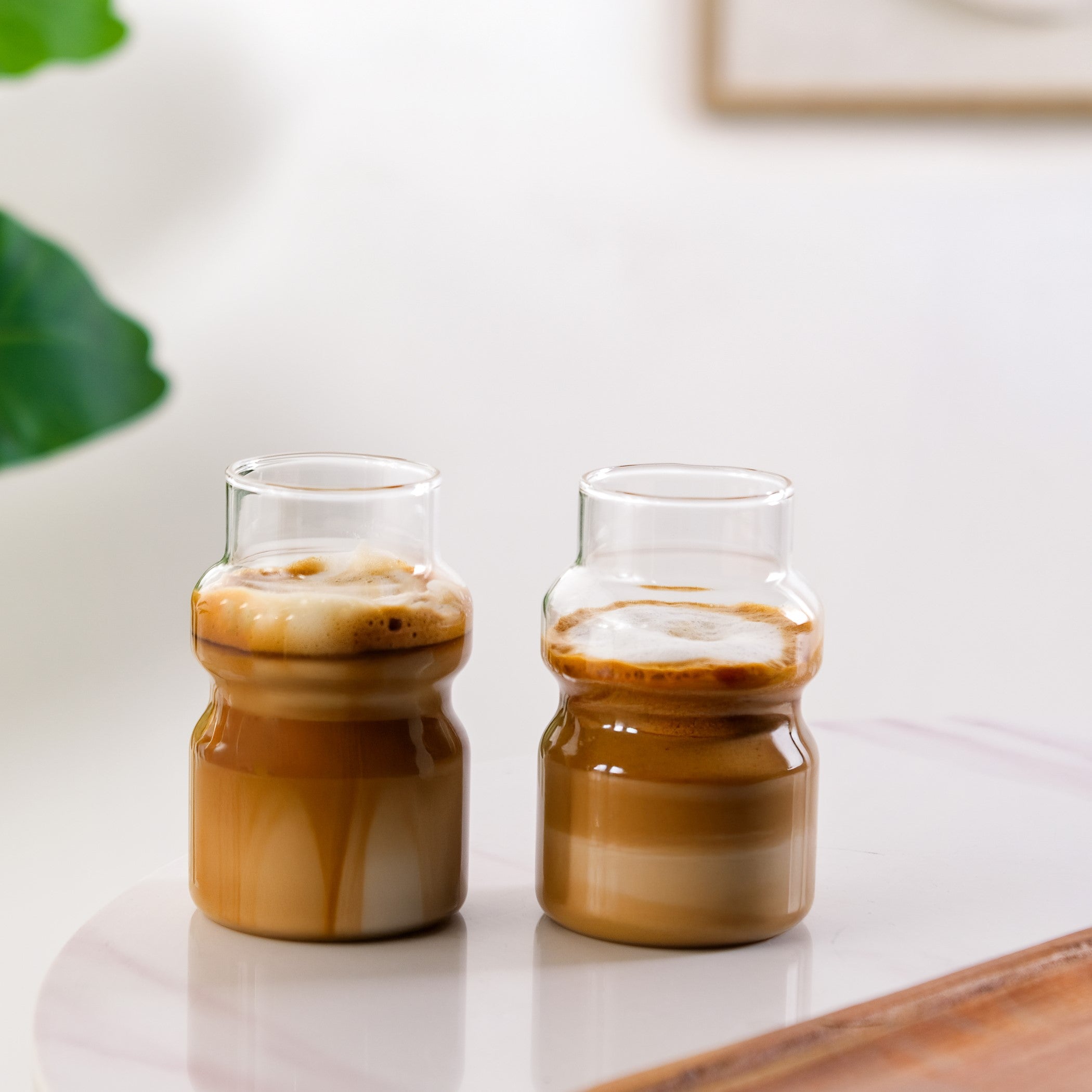 Japanese Style Glass Tumbler Set Of 2 325ml