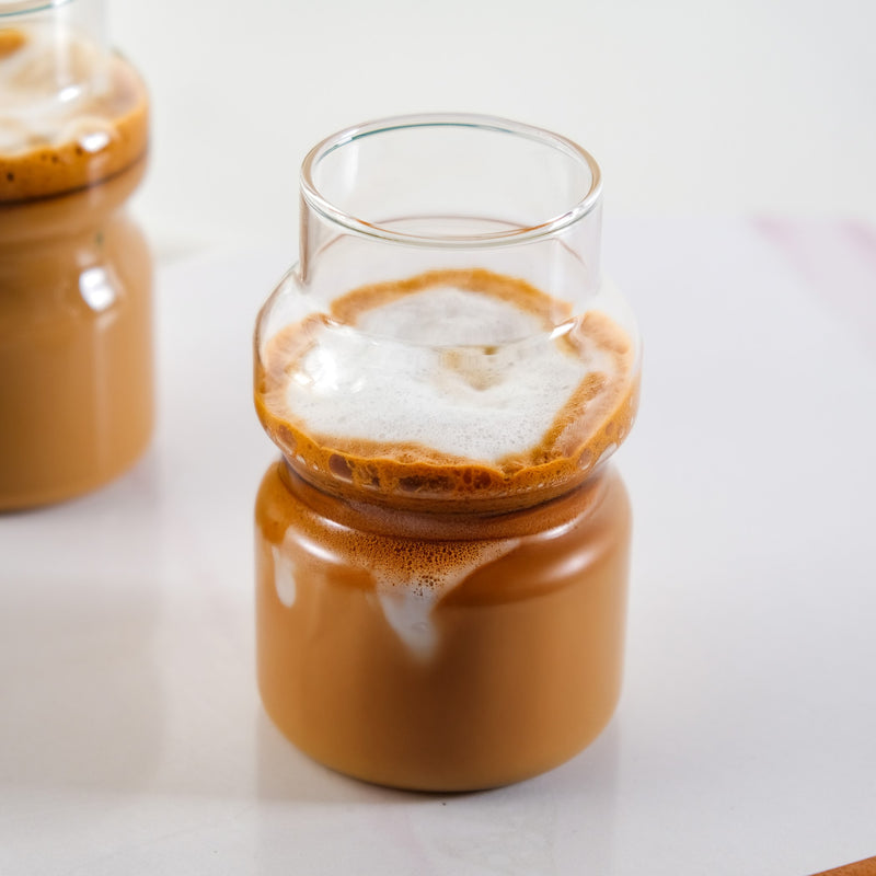 Japenese Style Glass Tumbler Set Of 2 325ml