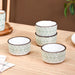 Kaleido Ceramic Dessert Bowl Set Of 4 Taupe 200ml