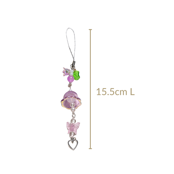 Enchanted Lavender Fantasy Phone Charm