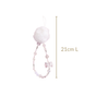 White Pom Pom Phone Charm Lanyard