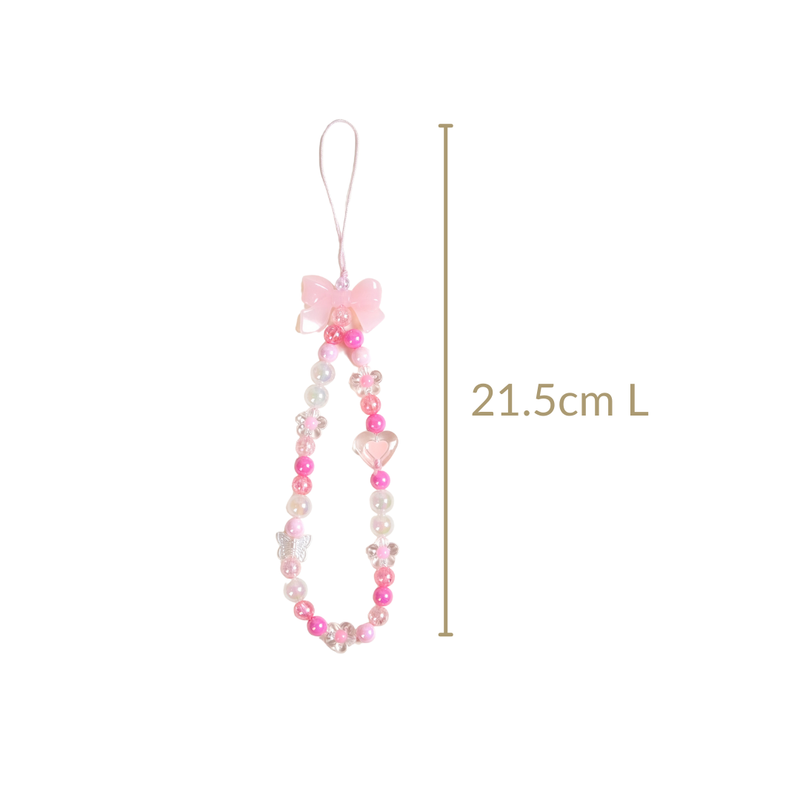 Blush And Bloom Phone Charm Strap