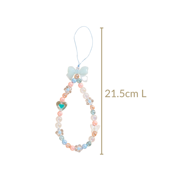 Peachy Blues Phone Lanyard