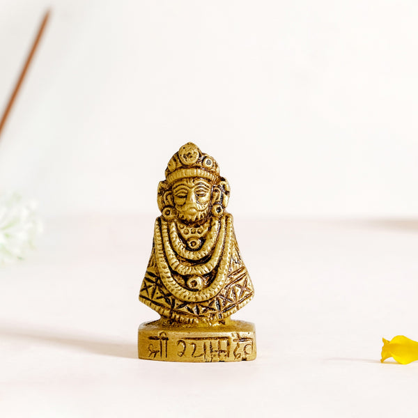 Khatu Shyam Brass Statue For Prayer Room 5cm